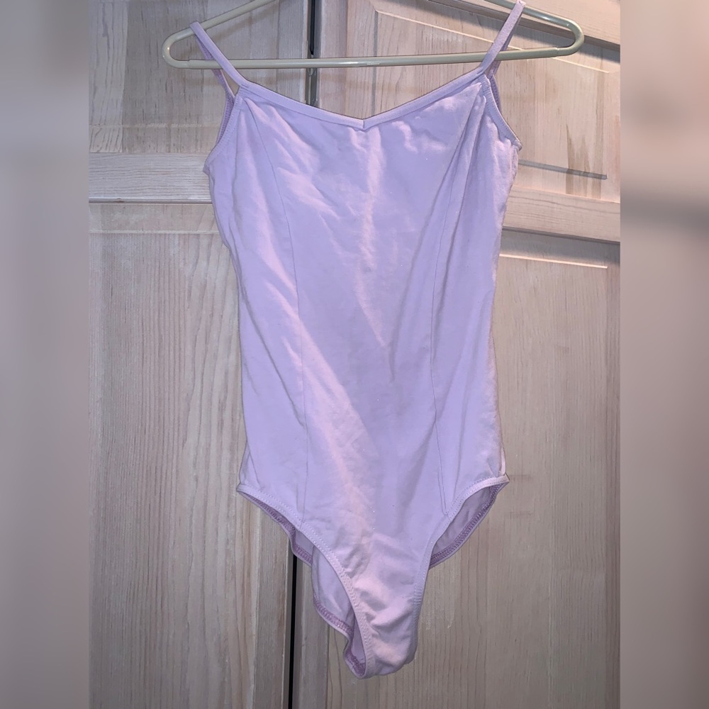 Capezio Lilac Girls' Dance Leotard with Thin Straps